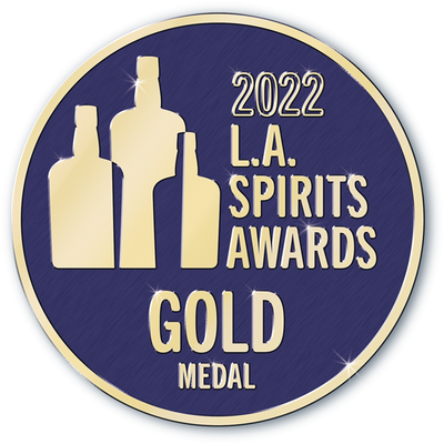 A badge reads "2022 LA Spirit Awards, gold medal."