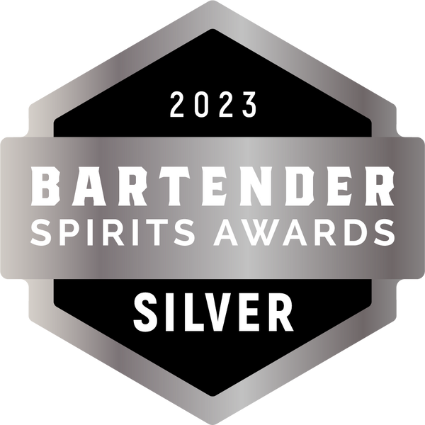 A badge that reads "2023 Bartender Spirits Awards Silver."