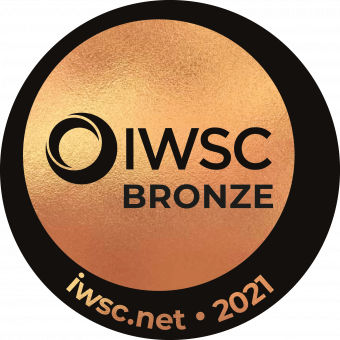 A badge that reads "IWSC Bronze 2021."
