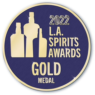 A badge that reads "2022 LA Spirit Awards Gold Medal."